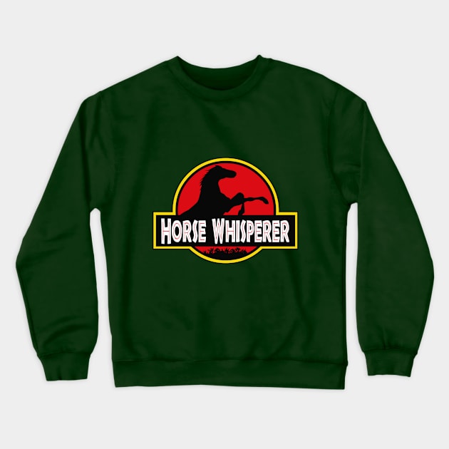 Horse Whisperer Dinosaurs Parody T-shirt Cute Gift Crewneck Sweatshirt by geekandgamerstore